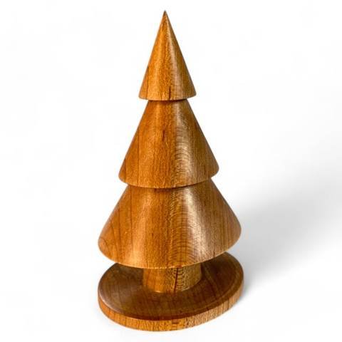 Sapin de Noël décoratif en bois d'érable (2" x 2" x 4"), photo 6