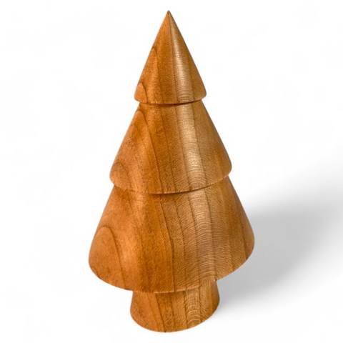 Sapin de Noël décoratif en bois d'érable (2" x 2" x 4"), photo 7