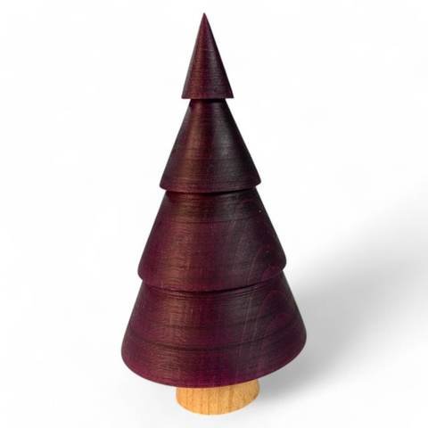 Sapin de Noël décoratif en bois d'érable (2" x 2" x 4"), photo 10