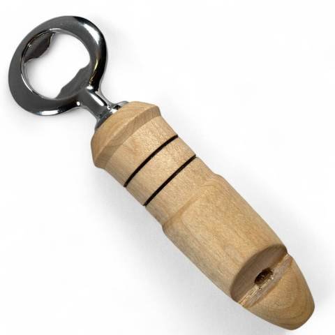 Sifflet / ouvre bouteille artisanal en bois d’érable (6" x 1" x 1")