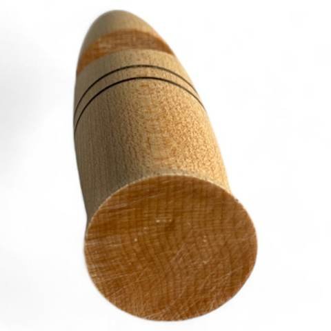 Sifflet artisanal en bois d’érable (4" x 1" x 1"), photo 3