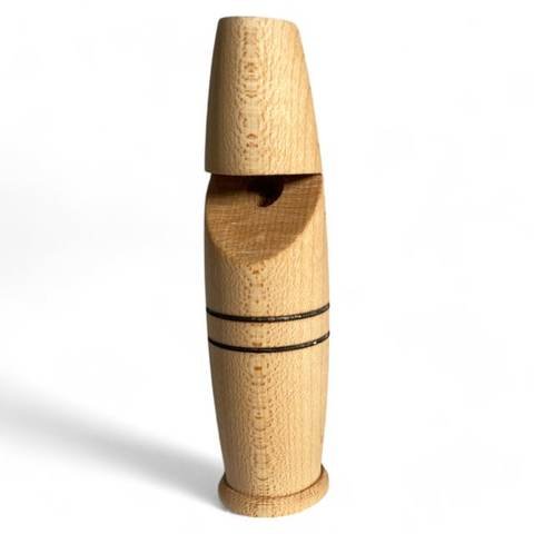 Sifflet artisanal en bois d’érable (4" x 1" x 1"), photo 6
